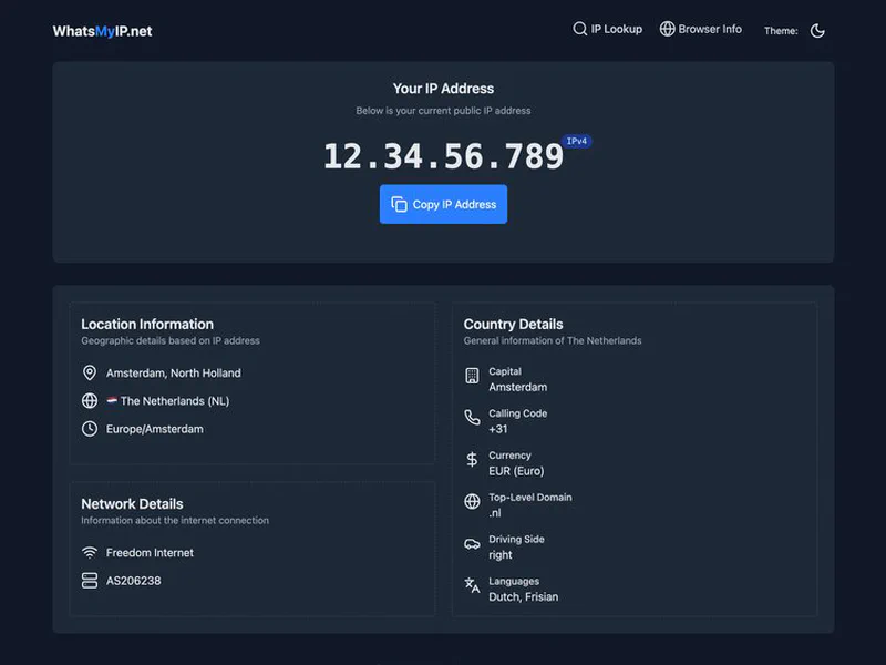 WhatsMyIP.net